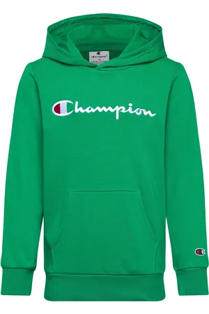 Champion Hooded Sweatshirt Sport Sweat-shirts & Hoodies Hoodies Green