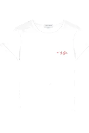 Maison Labiche Poitou Tee-Shirt Tops T-shirts Short-sleeved White