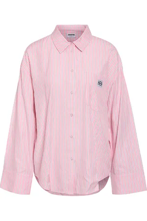 Noisy May Nmfrida L/S Button Shirt Wvn S* Tops Shirts Long-sleeved Pink