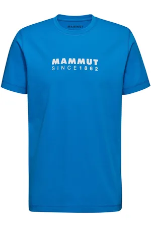 Mammut Core T-Shirt Men Logo Sport Men Men Sports Clothes Sport Tops Sport T-shirts Blue