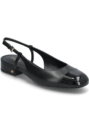 Michael Kors Perla Flex Sling Flat Shoes Slingbacks Flat Slingbacks Black