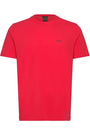 HUGO BOSS Tee Sport T-shirts Short-sleeved Red