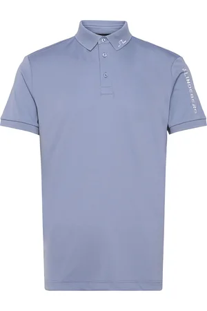 J Lindeberg Tour Tech Polo Sport Men Sport Clothing Sport Tops Sport Polos Sport Short-sleeved Polos Blue