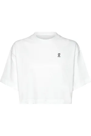On Running Club Boxy-T Sport Women Sport Clothing Sports Tops & T-shirts Sport Crop Tops Sport Short-sleeved Crop Tops White