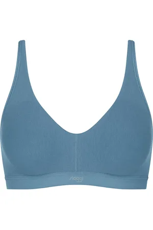 Sloggi Ever Ease Soft Bra Lingerie Bras & Tops Soft Bras Non Wired Bras Blue