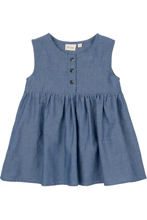 Petit Piao Dress S/L Woven Dresses & Skirts Dresses Casual Dresses Sleeveless Casual Dresses Blue