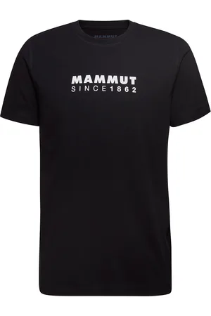 Mammut Core T-Shirt Men Logo Sport Men Men Sports Clothes Sport Tops Sport T-shirts Black