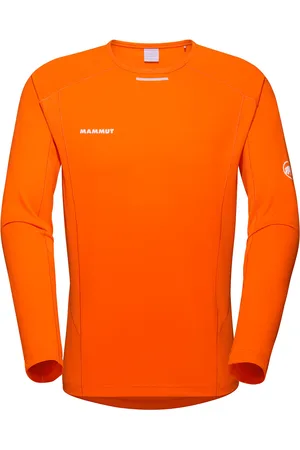 Mammut Aenergy Fl Longsleeve Men Sport Men Sport Clothing Sport Tops Sport Long Sleeved Tops Orange