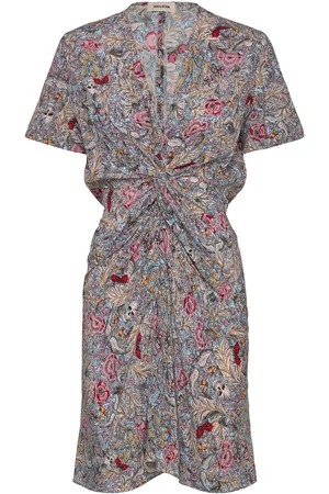 Zadig & Voltaire Rozom Soft British Flowers Designers Short Dress Multi/patterned
