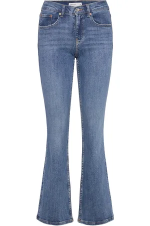 Gina Tricot Low Waist Bootcut Jeans Bottoms Trousers Flared Blue