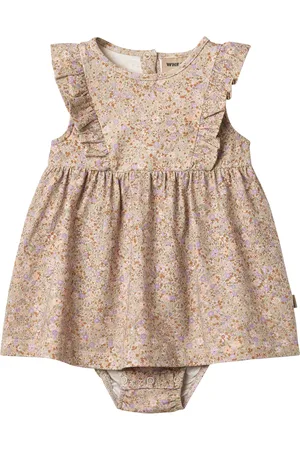 WHEAT Jersey Dress Suit Vianna Dresses & Skirts Dresses Baby Dresses Sleevless Baby Dresses Beige