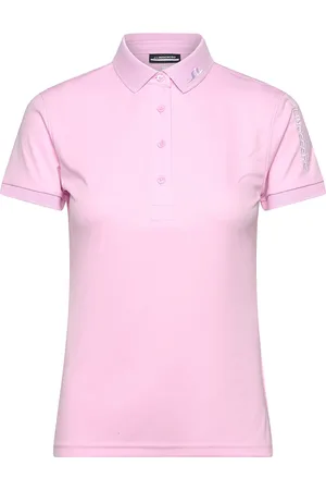 J Lindeberg Tour Tech Polo Sport Women Sport Clothing Sports Tops & T-shirts Sport Polos Pink