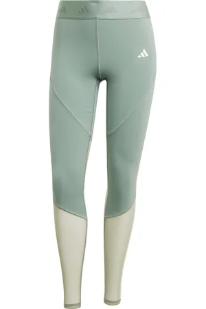 adidas Hyglm 1/1 L Sport Running-training Tights Green