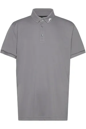 J Lindeberg Kv Polo Sport Sport Clothing Sport Tops Sport Polos Sport Short-sleeved Polos Grey