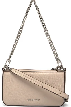 Michael Kors Sm Conv Xbody Pouchette Bags Crossbody Bags Beige