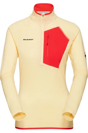 Mammut Aenergy Light Ml Half Zip Pull Women Sport Women Sport Clothing Sport Sweat-shirts & Hoodies Sport Sweat-shirts Yellow