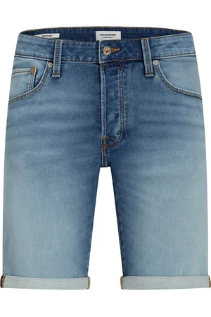 JACK & JONES Jjirick Jjicon I.k. Shorts Ge 129 Sn Bottoms Shorts Denim Blue Jack & J S