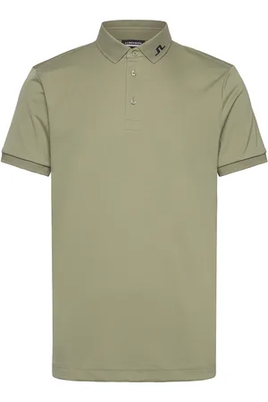 J Lindeberg Kv Polo Sport Sport Clothing Sport Tops Sport Polos Sport Short-sleeved Polos Khaki Green