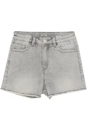 Indian Blue Jeans Denim Shorts Wide Grey Bottoms Shorts Grey