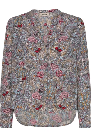 Zadig & Voltaire Tink Soft British Flowers Designers Blouses Long-sleeved Multi/patterned