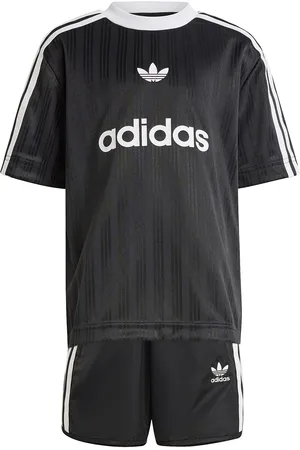 adidas Foot. Tee Set Sport Sets With Short-sleeved T-shirt Black