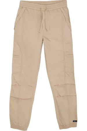 Indian Blue Jeans Parachute Pants Bottoms Trousers Beige