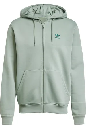 adidas Ess Fz Hd Sport Sport Clothing Sport Sweat-shirts & Hoodies Sport Hoodies Green