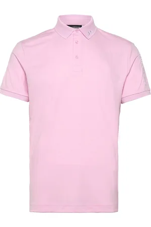 J Lindeberg Tour Tech Polo Sport Men Sport Clothing Sport Tops Sport Polos Sport Short-sleeved Polos Pink