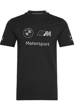 PUMA Bmw Mms Stacked Lux Logo Tee 2 Sport Men Sports Clothes Sport Tops Sport T-shirts Black
