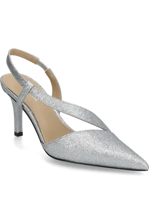 Michael Kors Jaida Pump Shoes Heels Pumps Classic Silver