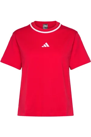 adidas W Cb T Sport Women Sport Clothing Sports Tops & T-shirts Sport T-shirts Red