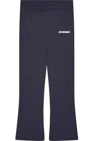 Hummel Hmlaya High Rise Flare Pants Sport Socks & Tights Tights Navy