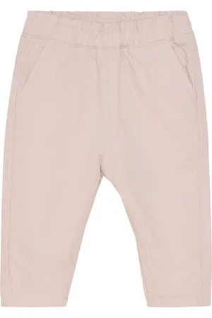 Minymo Pants Twill Y/D Bottoms Trousers Pink