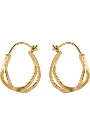 Pernille Corydon Stream Hoops Accessories Jewellery Earrings Hoops Gold