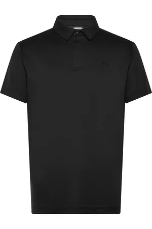 J Lindeberg Peat Polo Sport Men Sport Clothing Sport Tops Sport Polos Sport Short-sleeved Polos Black
