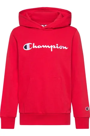 Champion Hooded Sweatshirt Sport Sweat-shirts & Hoodies Hoodies Red