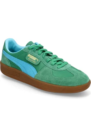PUMA Palermo Vintage Update Sport Women Sport Shoes Sport Sneakers Sport Low Top Sneakers Green