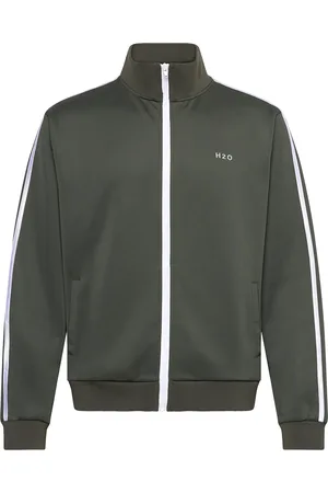 H2O Tracksuit Zip Jacket Tops Sweat-shirts & Hoodies Sweat-shirts Green