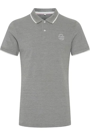 Blend Bhnate Polo Noos Tops Polos Short-sleeved Grey