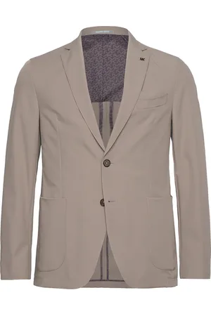 Michael Kors Performance Blazer Suits & Blazers Blazers Single Breasted Blazers Beige