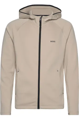HUGO BOSS Sicon Active Sport Sport Clothing Sport Sweat-shirts & Hoodies Sport Hoodies Beige