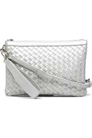 Ilse Jacobsen Braided Bags Crossbody Bags Silver