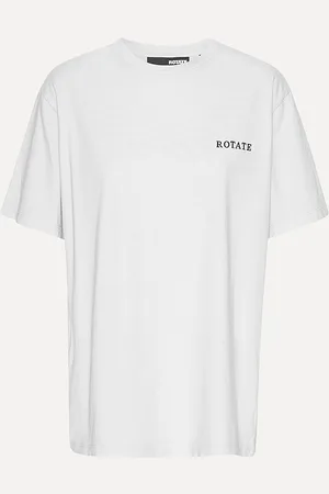 ROTATE Over D T-Shirt Designers T-shirts & Tops Short-sleeved White