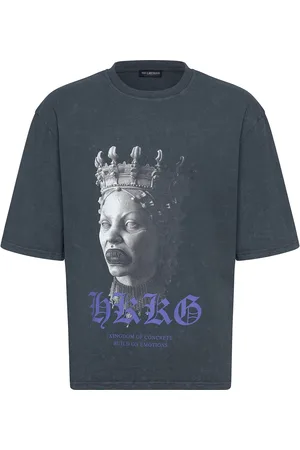 HAN Kjøbenhavn Over D Sculpture Tee Designers T-shirts Short-sleeved Black