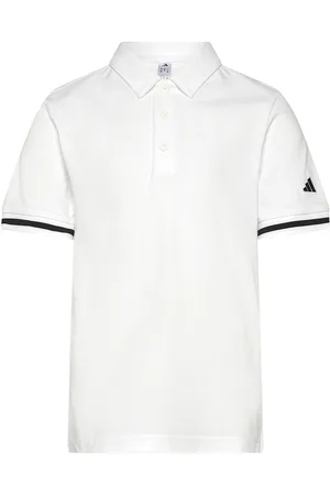 adidas B Club Polo Tops T-shirts Polo Shirts Short-sleeved Polo Shirts White
