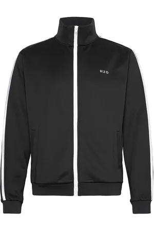 H2O Tracksuit Zip Jacket Tops Sweat-shirts & Hoodies Sweat-shirts Black
