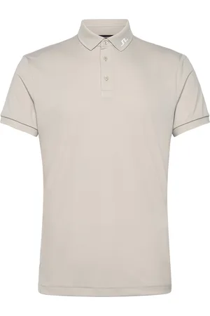 J Lindeberg Kv Polo Sport Sport Clothing Sport Tops Sport Polos Sport Short-sleeved Polos Beige