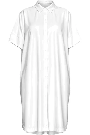 SELECTED Slfblair 2/4 Short Shirt Dress Noos Lyhyt Mekko White