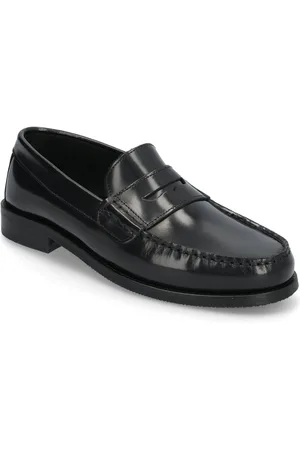 GARMENT PROJECT Miles Penny Loafer - Black Polido Loaferit Matalat Kengät Black