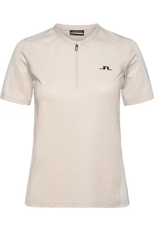 J Lindeberg Landa T-Shirt Sport Women Sport Clothing Sports Tops & T-shirts Sport T-shirts Beige
